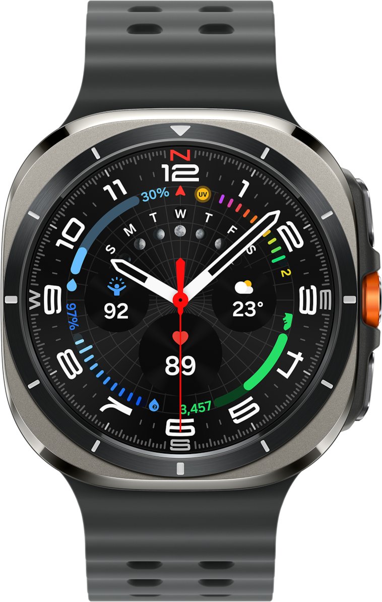 Ora inteligjente Samsung Galaxy Watch Ultra 2025, 47mm, 4G, argjendi