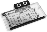 Sistem ftohës uji për GPU Alphacool WAK Core RX 9070 XT Swift Quicksilver, me backplate, aRGB, transparent