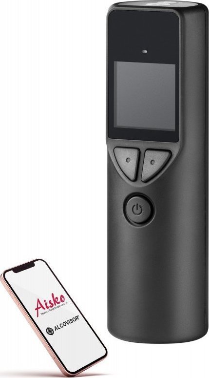 Alkooltest elektro-kimik AlcoVisor Deimos, sensor profesional, ekran digjital