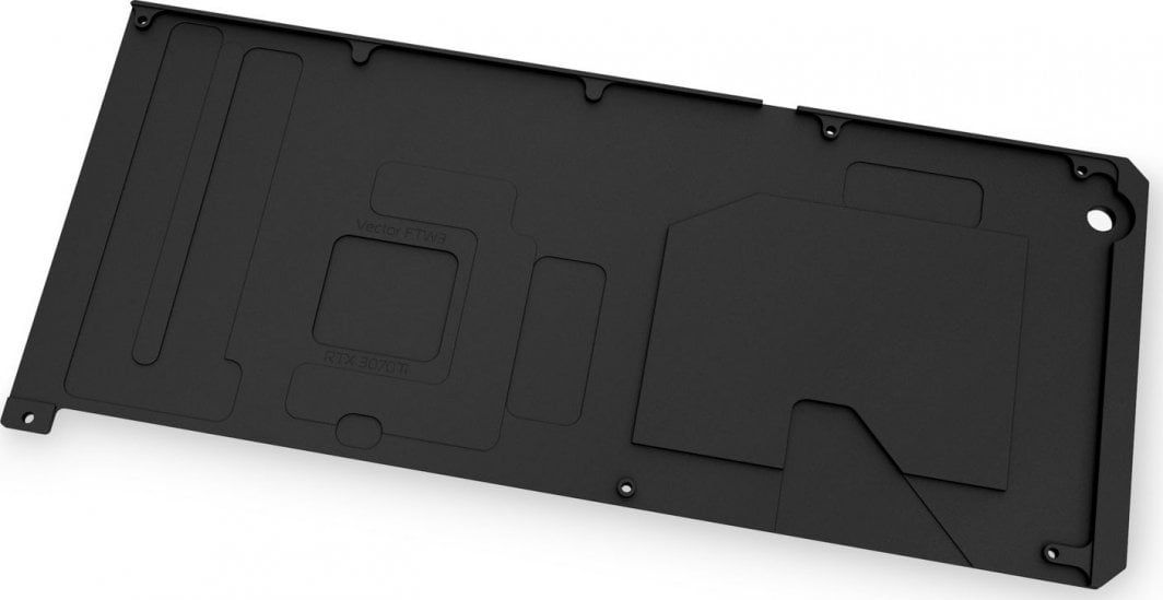 Backplate grafike EK Water Blocks EK Quantum Vector FTW3 RTX 3070 Ti, metal, 5 mm, i zi
