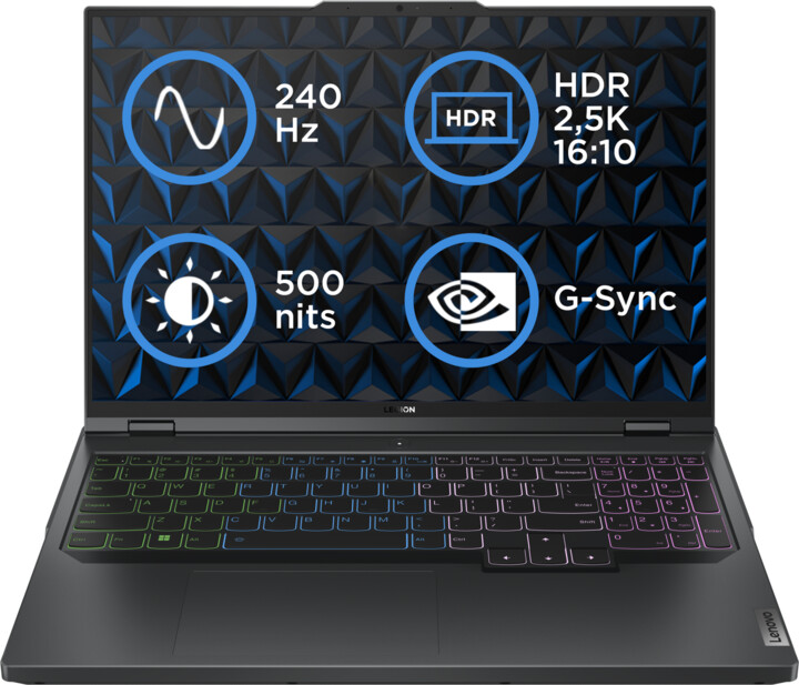 Laptop Lenovo Legion Pro 5 16IRX8, 16", Intel Core i7, 16GB RAM, 1TB SSD, NVIDIA GeForce RTX 4060, i zi