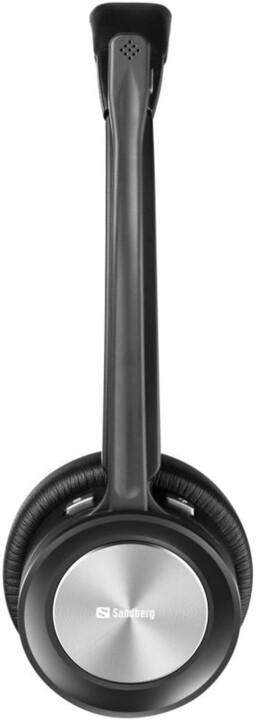 [OUTLET] Kufje Sandberg Bluetooth Office Headset Pro +, të zeza