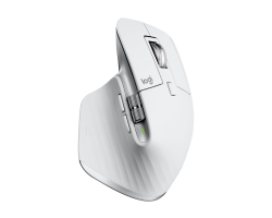 Logitech Master Series MX Master 3S - mouse - Bluetooth, 2.4 GHz - pale grey
