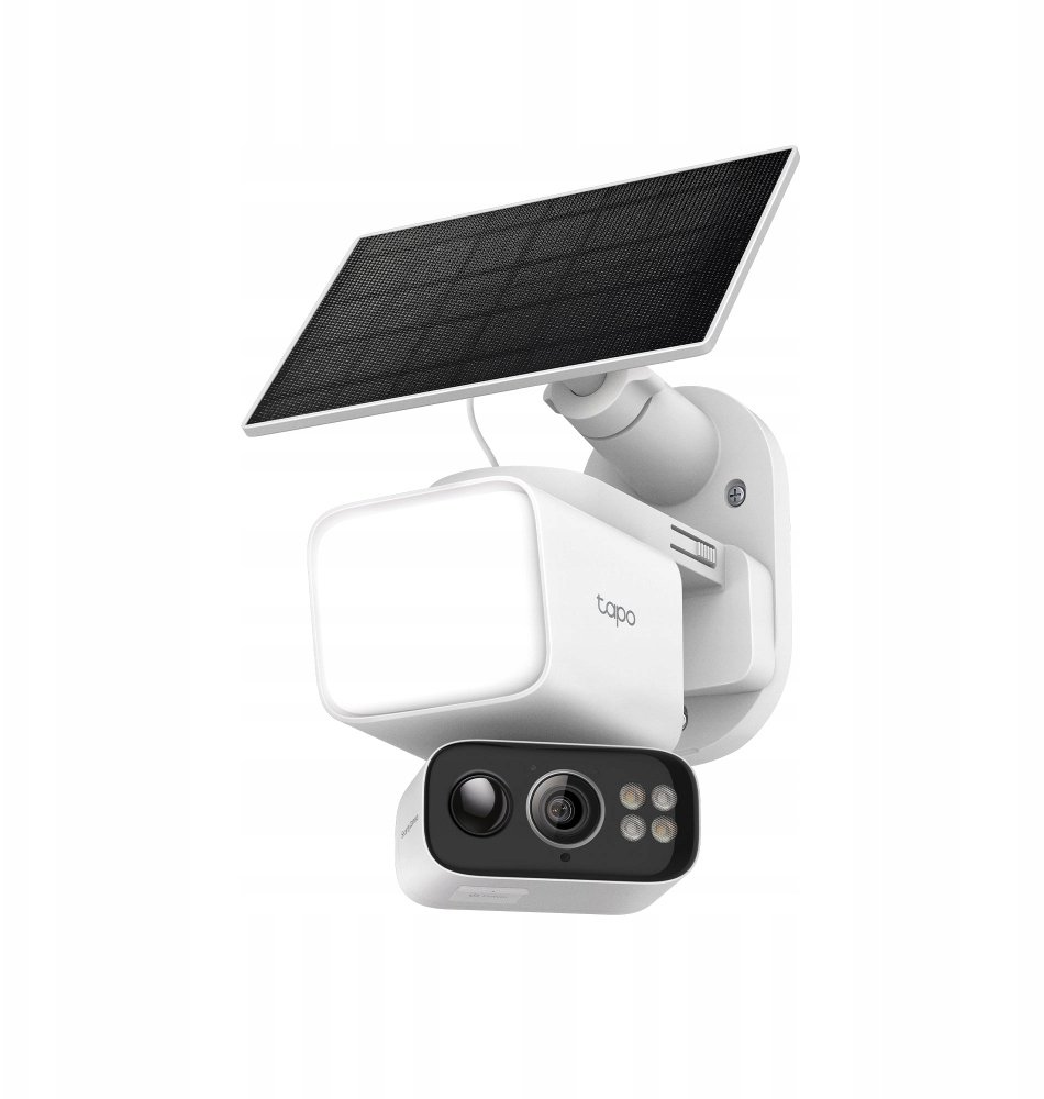 Kamerë sigurie Tapo Solar Floodlight Pan Tilt, 2K 3MP, IR 10 m, e bardhë