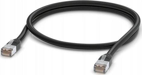 Kabllo rrjeti Ubiquiti UACC Cable Patch Outdoor, Cat5e STP, 1m, e zezë
