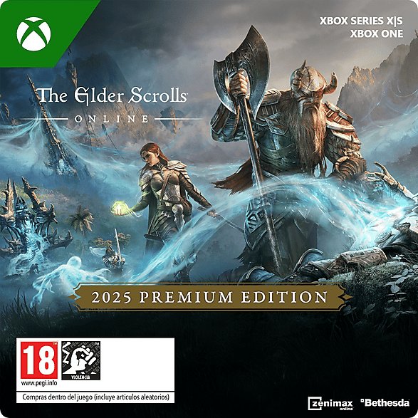 Lojë Xbox Bethesda The Elder Scrolls Online 2025 Premium Edition, Xbox Series X|S Xbox One, PEGI 18