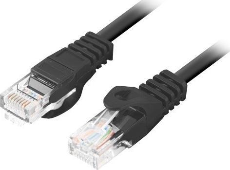 Kabllo rrjeti Lanberg Patchcord Cat.5e UTP, 2m, e zezë