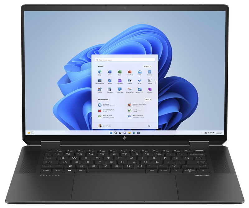 Laptop HP Spectre x360, Ultra 7 155H, 16" 2.8K OLED Touch, 32GB RAM, 1TB SSD, RTX 4050