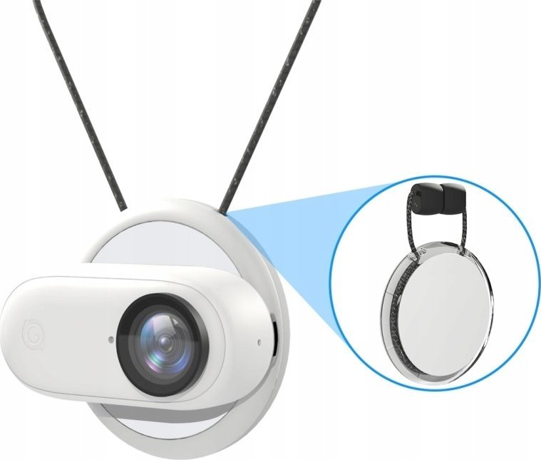 Varëse qafe magnetike Puluz PU889W, për Insta360 Go 3, e zezë