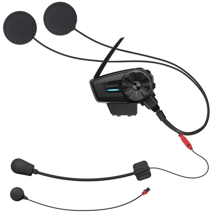 Интерком за мото Sena Spider ST1, за две кациги, црн