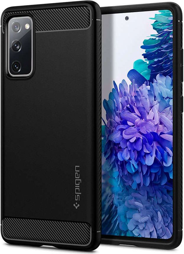 Mbrojtëse Spigen Rugged Armor për Samsung Galaxy S20 FE, e zezë