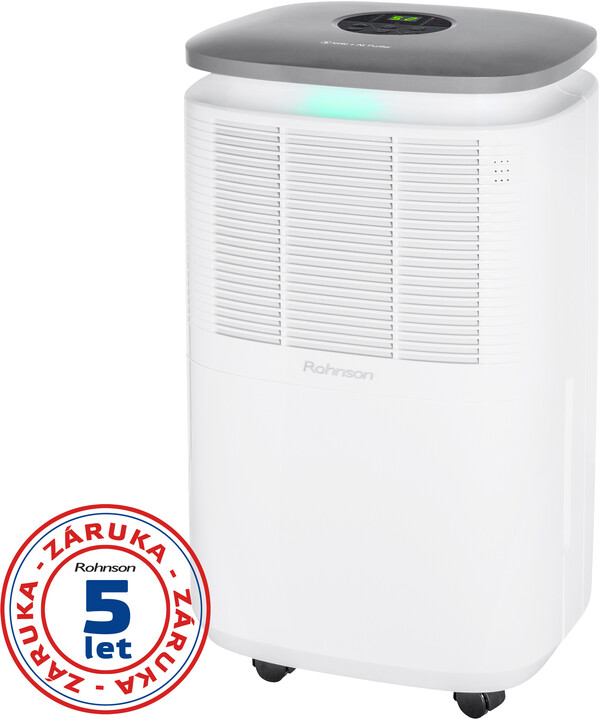 [OUTLET] Dehumidifikues ajri Rohnson R-9912 Ionic + pastrues ajri, i bardhë