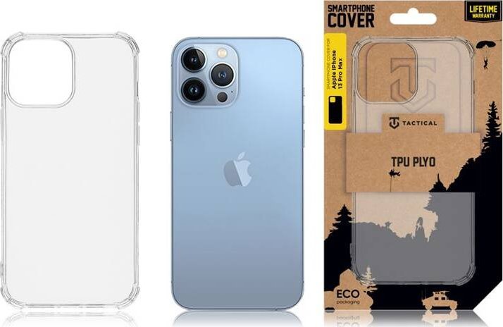 Këllëf telefoni Tactical Case për iPhone 13 Pro Max, transparent