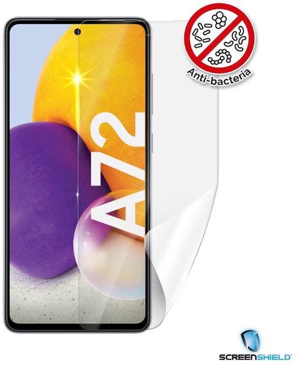 Folie mbrojtëse Screenshield për Samsung Galaxy A72 (A725), antibakteriale