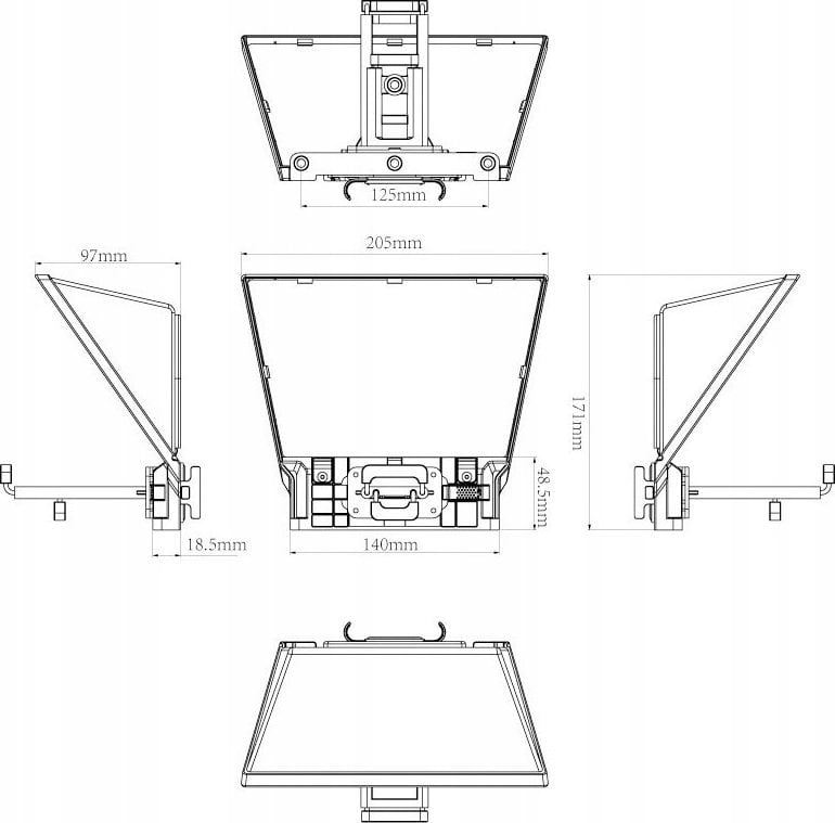 Teleprompter Feelworld TP2A, deri në 8"