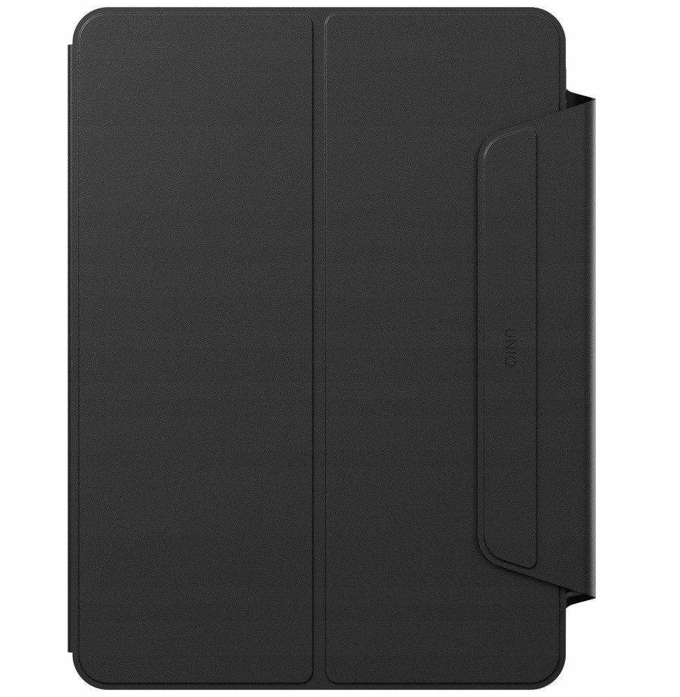 Mbrojtëse magnetike Uniq Rovus Snapmount për iPad 11", rrotullim 360°, me mbajtëse Apple Pencil, e zezë