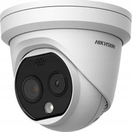 Kamerë IP termale Hikvision DS-2TD1228-2/QA, bi spektrale, PoE, e bardhë