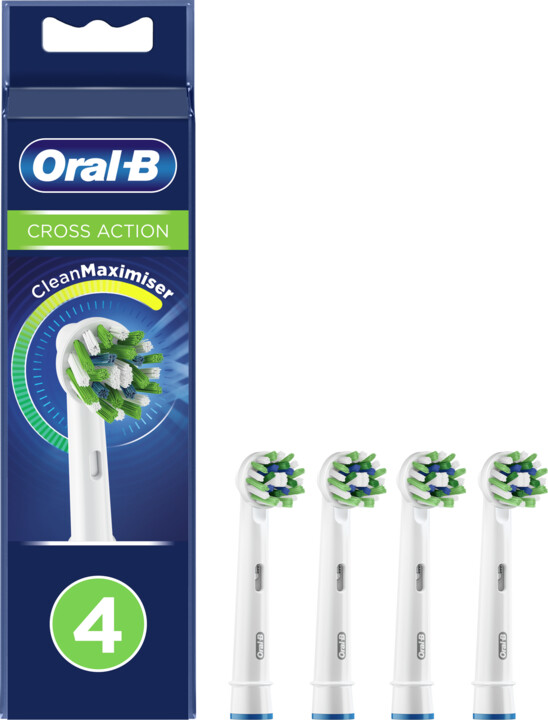 Koka për furçë dhëmbësh Oral-B EB 50-4 CrossAction me CleanMaximiser Technology, 4 copë