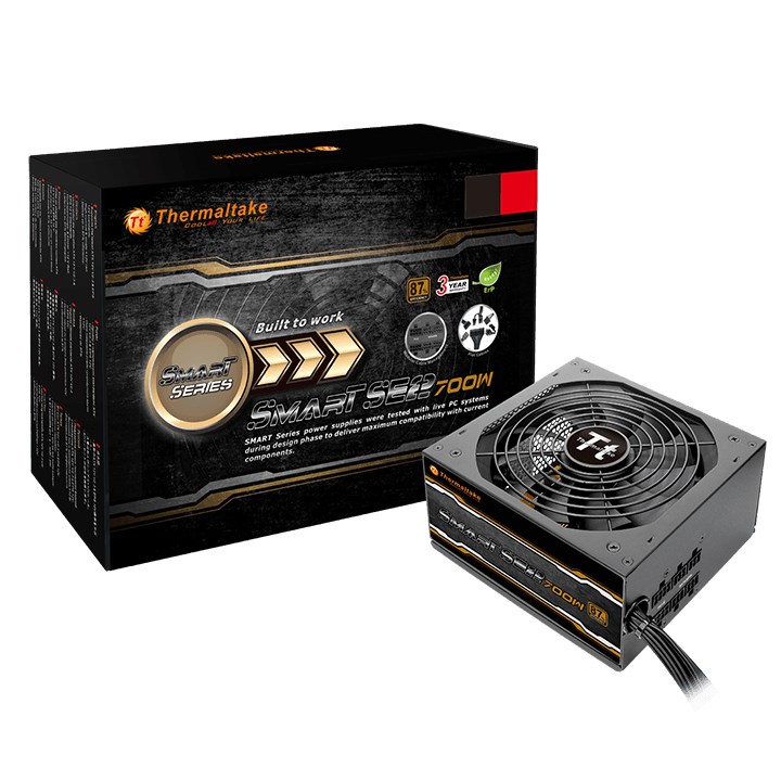 Furnizues energjie Thermaltake Smart SE2 700W, pjesërisht modular, ventilator 120mm, i zi