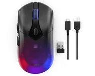 Maus gaming Lenovo Legion M410, wireless RF dhe USB Type C, 16000 DPI, i zi