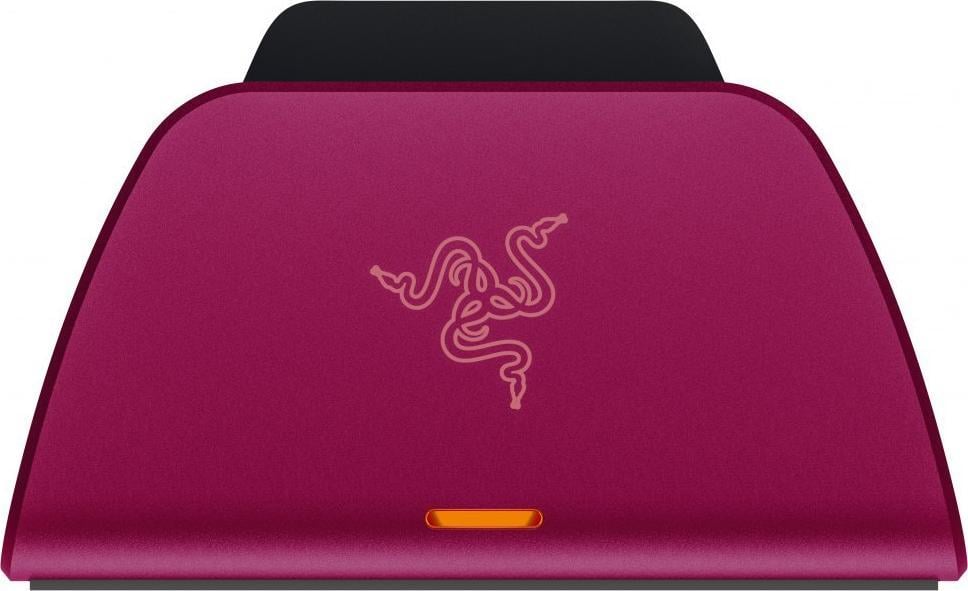 Stacion karikimi për kontroller PS5 Razer DualSense, i zi/rozë