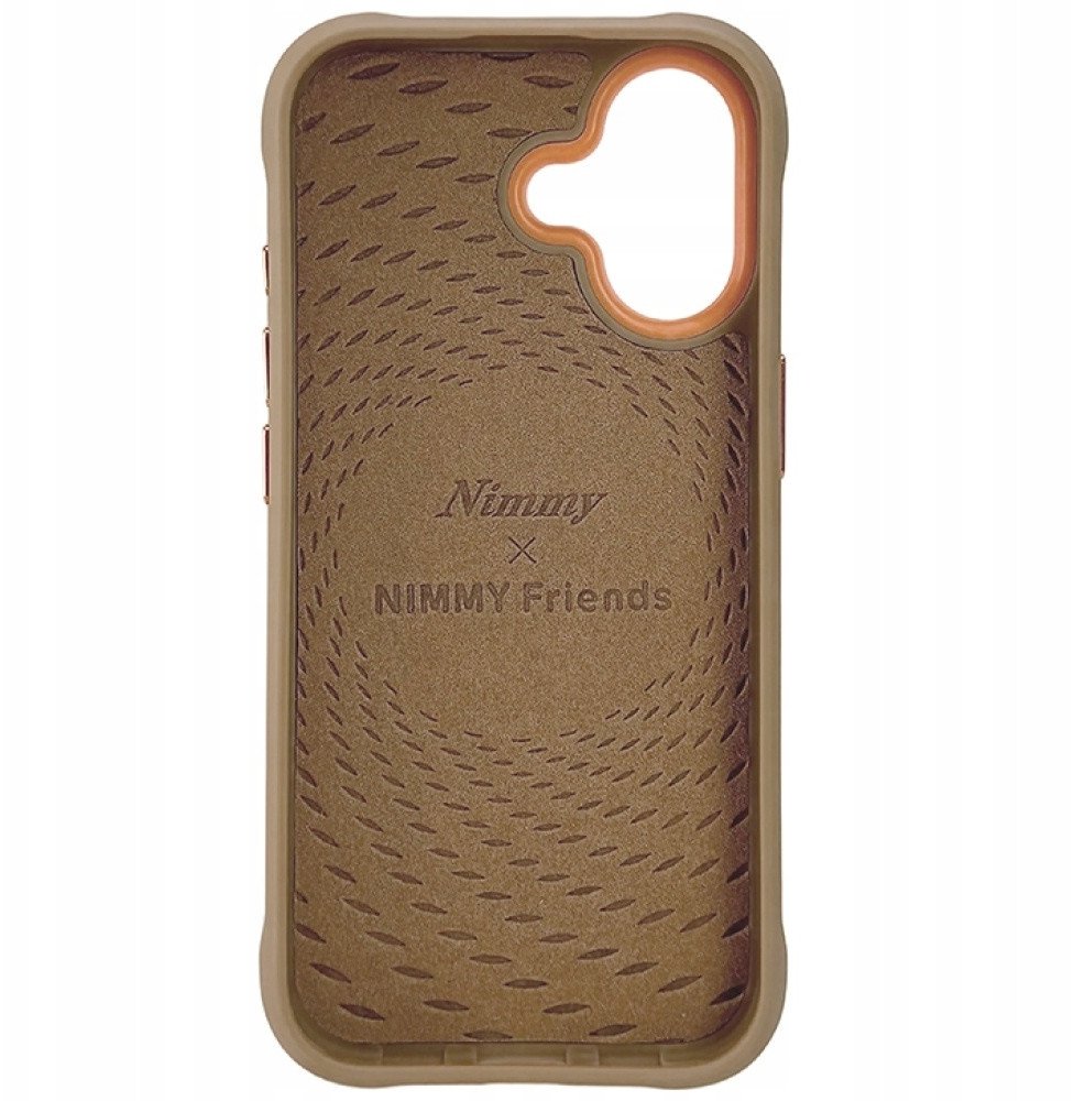Këllëf telefoni Nimmy Cool and Cute 2.0 Bear, për iPhone 17, beige