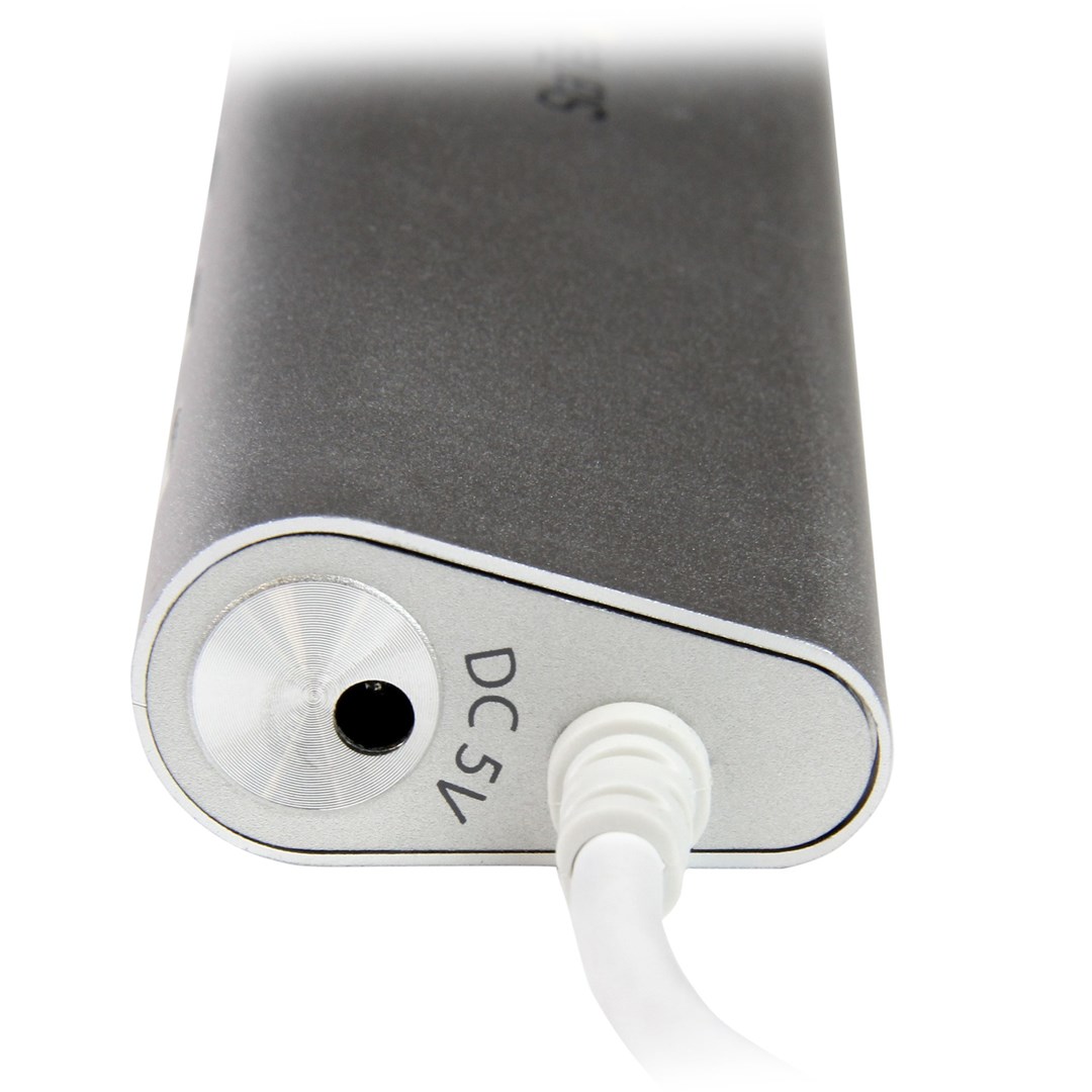 Qendër USB Startech ST73007UA, 7x USB-A 3.0, e hirtë