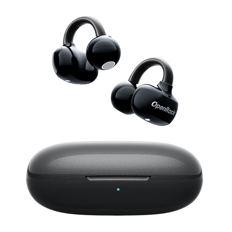 Kufje wireless OpenRock E, open ear, Bluetooth, të zeza