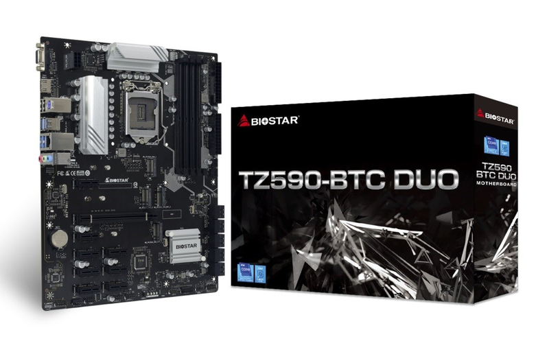 Pllakë amë Biostar TZ590-BTC DUO, chipset Z590, ATX