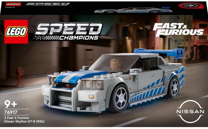 Играчка LEGO® Speed Champions 76917 2 Fast 2 Furious Nissan Skyline GT-R (R34)