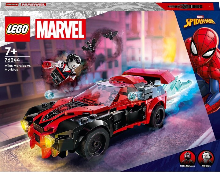 Set LEGO® Marvel 76244 Miles Morales Vs. Morbius, 220 pjesë