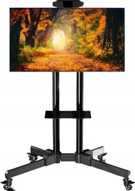 Qëndrim dyshemeje për TV Mozos Floor Stand 1500, 32" 60", deri 50 kg, i zi