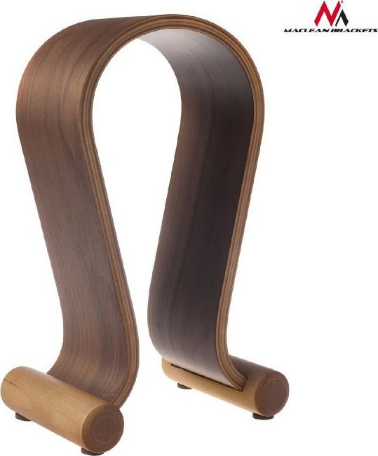 Mbajtëse për kufje Maclean, druri, kafe