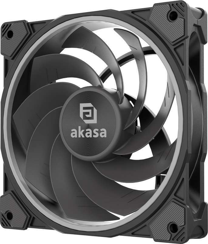 Вентилатор за куќиште Akasa SOHO AR12, 120mm, RGB, црн
