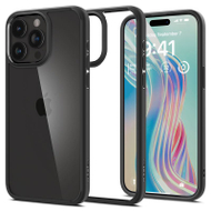 Mbështjellëse për iPhone 15 Pro Max Spigen Ultra Hybrid, e zezë