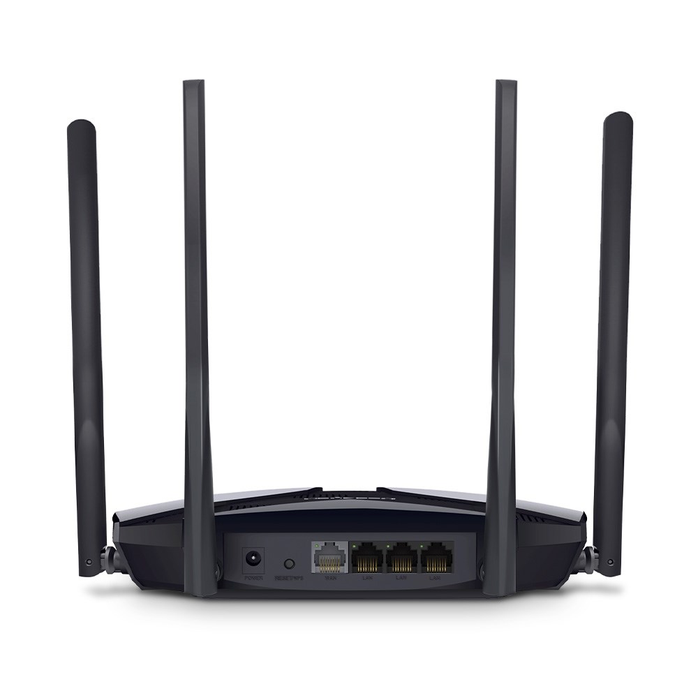 Ruter wireless Mercusys MR70X, AX1800, Wi Fi 6, Dual Band, i zi