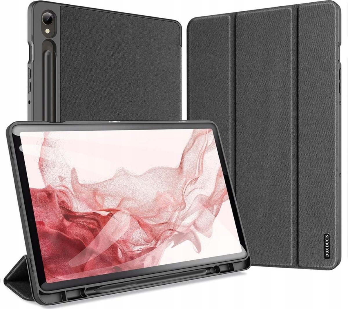 Mbulesë tablet DUX DUCIS Domo për Samsung Galaxy Tab S9, 11", me stand, e zezë