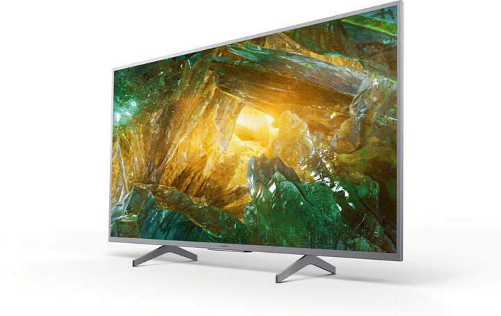 Televizor Sony KD-49XH8077, 49" (123cm), 4K UHD, i argjendtë