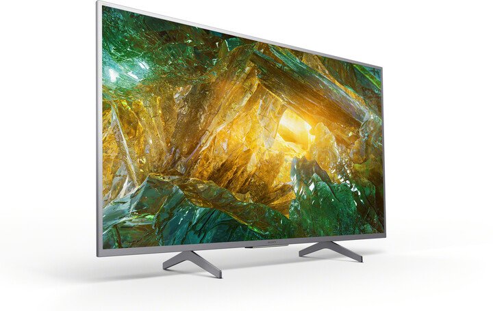 Televizor Sony KD-49XH8077, 49" (123cm), 4K UHD, i argjendtë