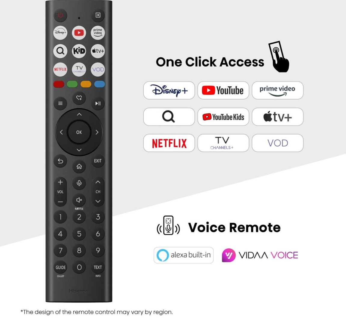 Televizor Hisense 65A6Q, 65", 4K Smart, i zi