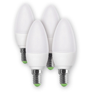Poça Retlux REL 16 LED C37, E14 4 copë