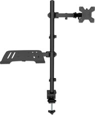Mbajtës tavoline Manhattan, për monitor 13-32" dhe laptop 17", i zi