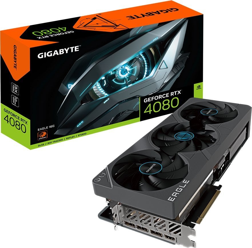 Kartelë grafike Gigabyte GeForce RTX 4080 Eagle, 16GB GDDR6X