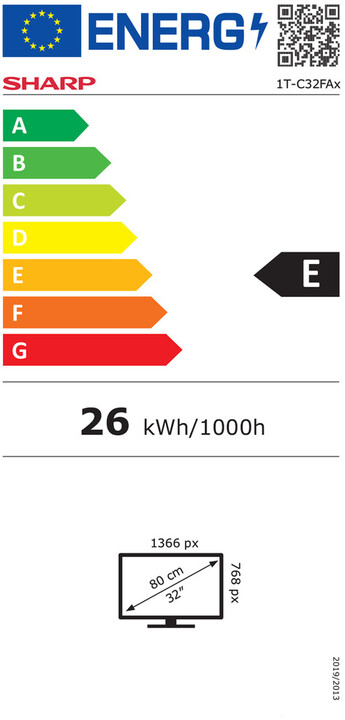 Televizor Sharp 32FA2E, 32" (80cm), HD, i zi