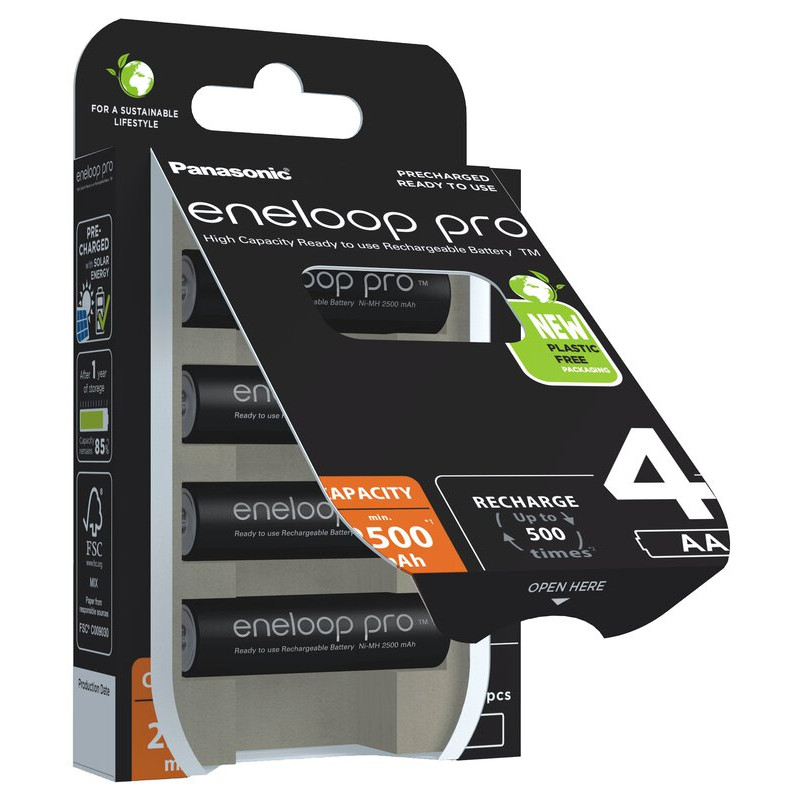 Panasonic Eneloop Batteries Pro AA/4B 2000mAh