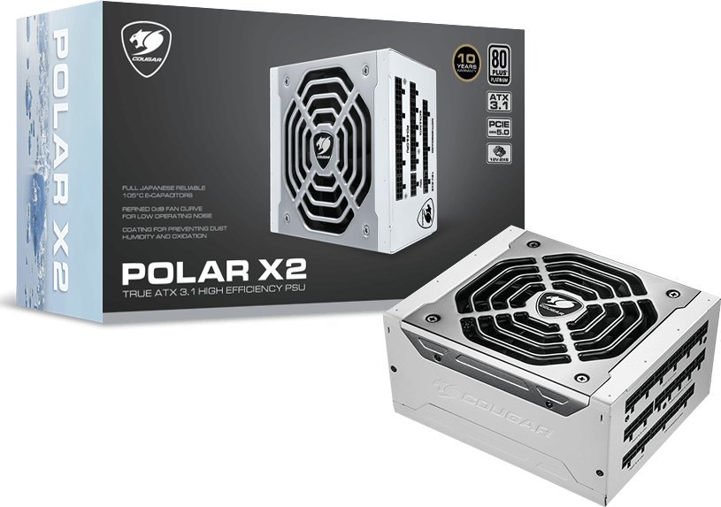 Furnizues energjie Cougar Polar X2, 1050W, 80 Plus Platinum, modular