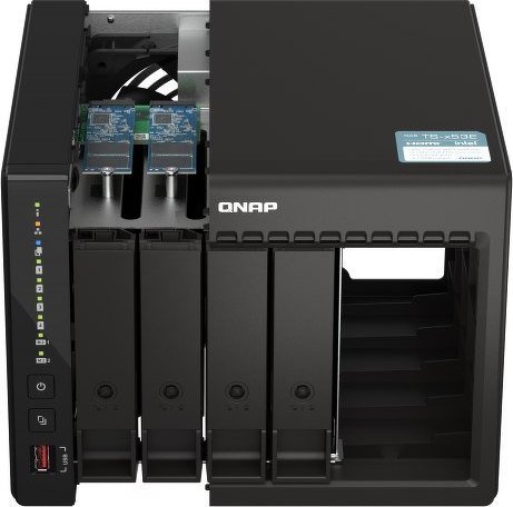 Server NAS QNAP TS-453E, 8GB RAM, 4 slote, i zi
