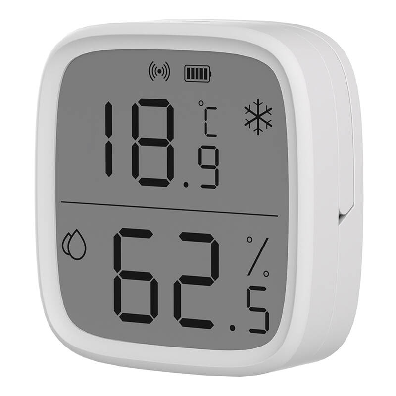Sensor temperature dhe lagështie Sonoff SNZB-02D, ZigBee, ekran LCD, i bardhë 2