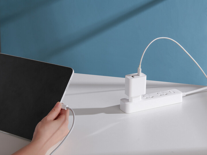 Karikues Xiaomi, USB-A, USB-C, 33W, i bardhë