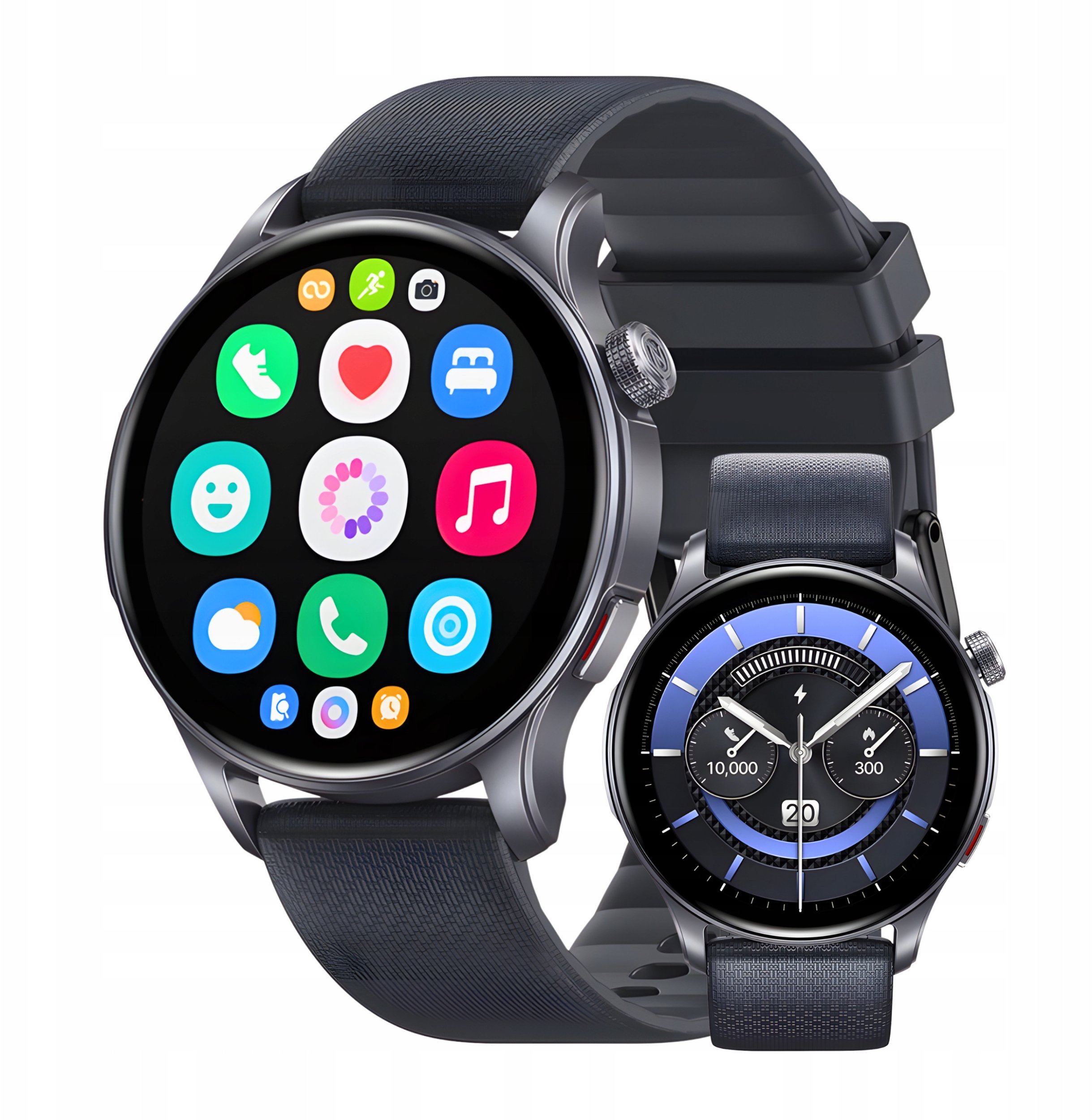 Ora inteligjente Zeblaze Btalk 3 GPS, ekran 1.43" AMOLED, thirrje telefonike, e zezë